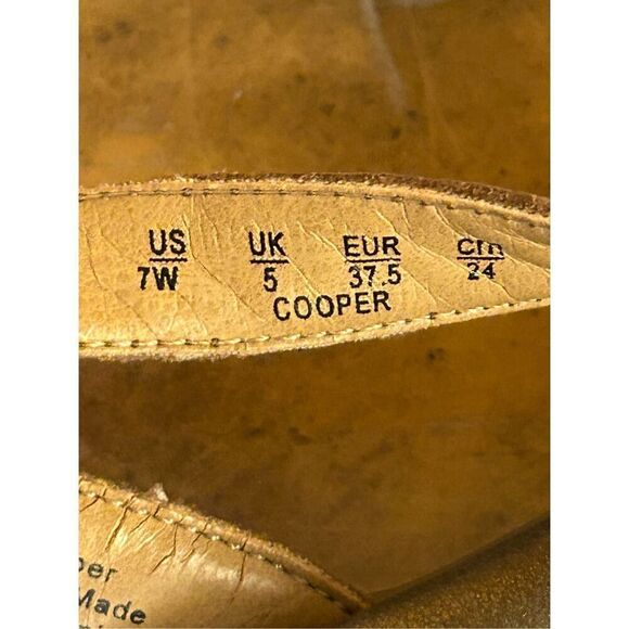 Naturalizer Bronze Women Flats Sz 7W Strappy Shoes Sandals Open Toe - Picture 9 of 9